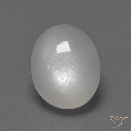 2.72ct Natural White Moonstone, Oval, Transparent
