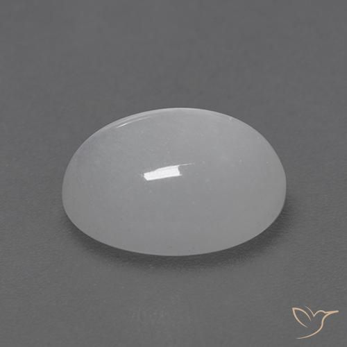 Moonstone Gemstone in 10 x 8 mm (calibrated) Size for Sale, Moonstone Stone in White Color