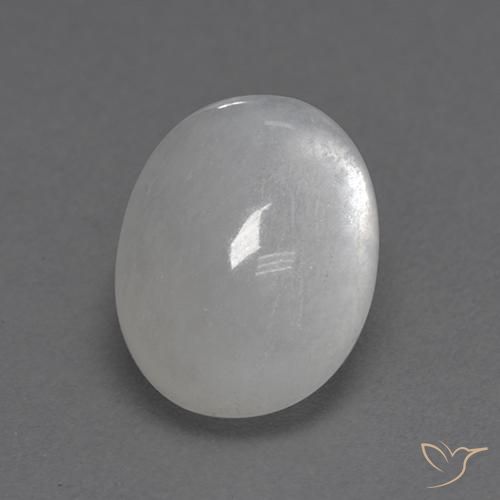 2.33ct Natural White Moonstone, Oval, Transparent