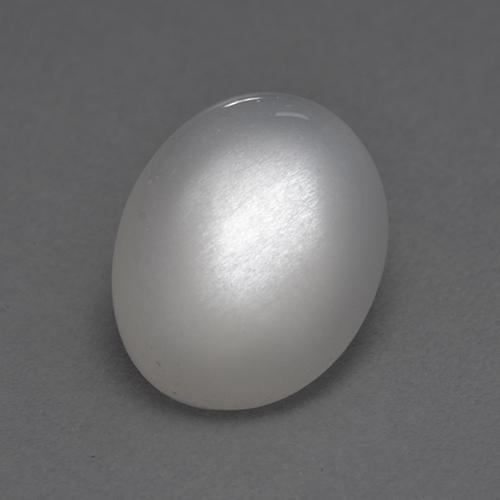 White Moonstone Gem - 3.2ct Oval Cabochon (ID: 526066)
