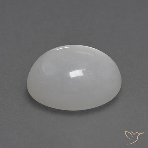 Moonstone Gemstone in 10 x 8 mm (calibrated) Size for Sale, Moonstone Stone in White Color