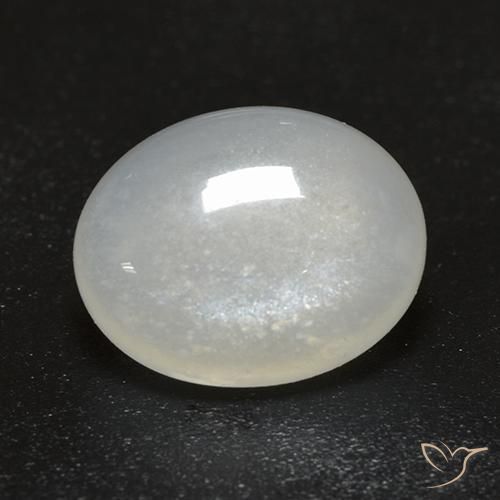 2.48ct Natural Warm White Moonstone, Oval, Transparent