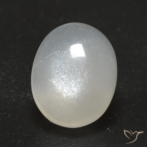 2.54ct Natural Cream White Moonstone, Oval, Transparent
