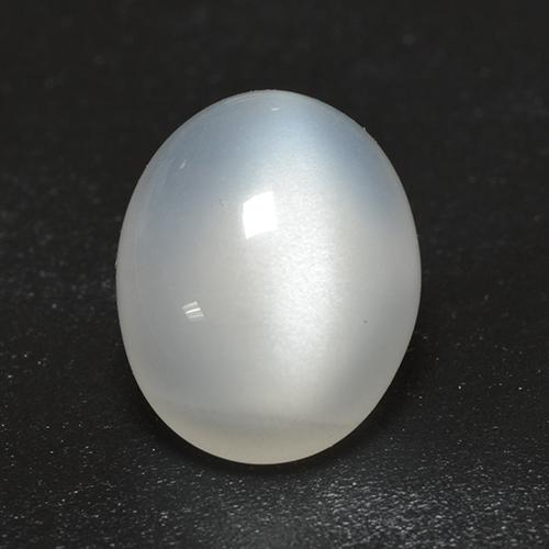 Cream White Moonstone Gem - 2.6ct Oval Cabochon (ID: 526270)