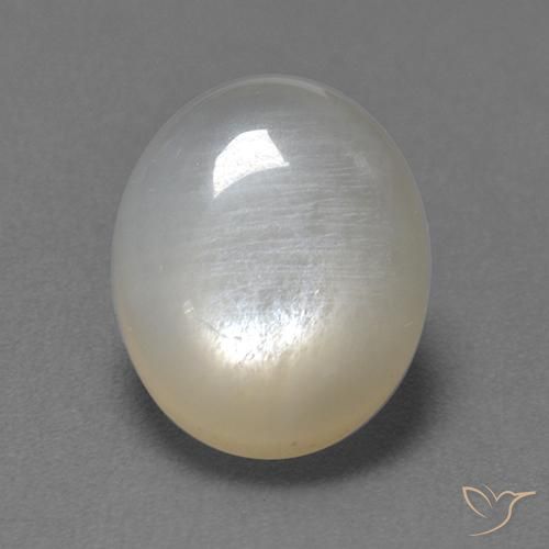 2.54ct Natural White Moonstone, Oval, Transparent