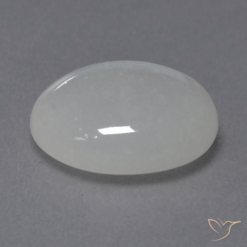 Moonstone Gemstone in 11 x 9 mm (calibrated) Size for Sale, Moonstone Stone in White Color