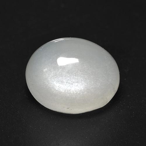3.11 ct White Moonstone Stone, Natural Moonstone in Oval Cabochon Shape for Sale