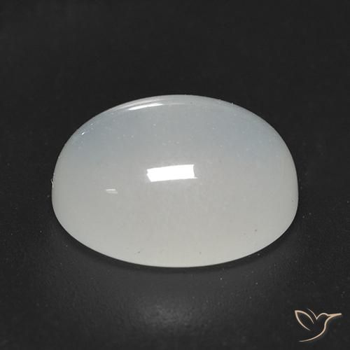 Moonstone Gemstone in 11 x 9 mm (calibrated) Size for Sale, Moonstone Stone in Warm White Color