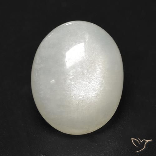 2.74ct Natural Cream White Moonstone, Oval, Transparent