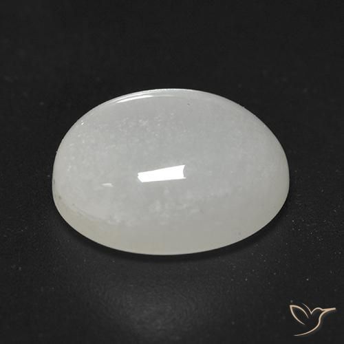 Moonstone Gemstone in 10 x 8 mm (calibrated) Size for Sale, Moonstone Stone in Cream White Color