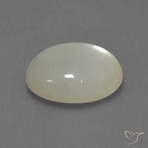 Moonstone Gemstone in 11 x 9 mm (calibrated) Size for Sale, Moonstone Stone in Off White Color