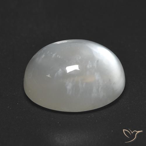 Moonstone Gemstone in 11.1 x 8.3 mm Size for Sale, Moonstone Stone in Cream White Color