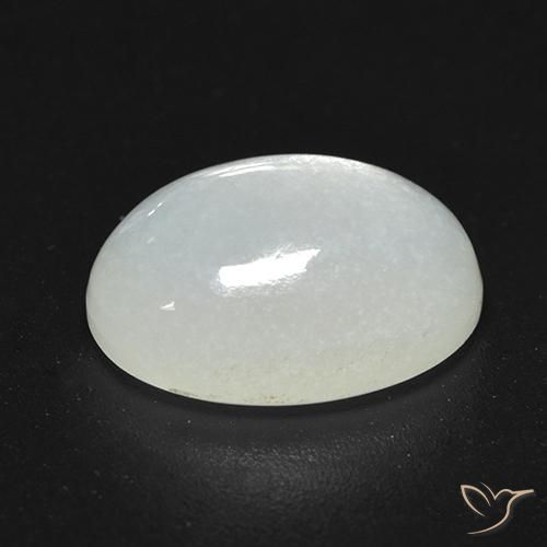 Moonstone Gemstone in 11.5 x 8.5 mm Size for Sale, Moonstone Stone in Cream White Color