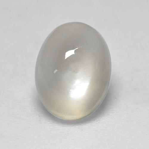 1.96 ct White Moonstone Stone, Natural Moonstone in Oval Cabochon Shape for Sale