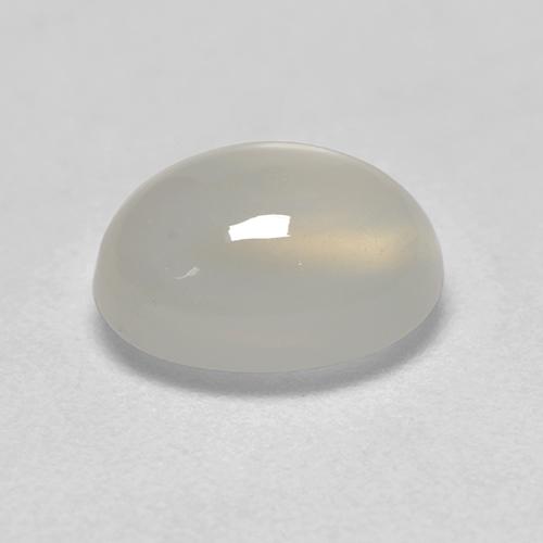 Moonstone Gemstone in 9 x 7 mm (calibrated) Size for Sale, Moonstone Stone in Warm White Color