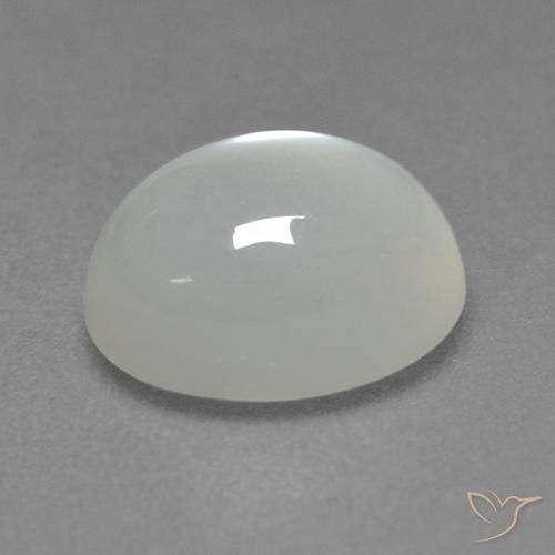 Moonstone Gemstone in 9 x 7 mm (calibrated) Size for Sale, Moonstone Stone in Warm White Color