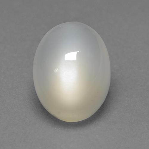 Warm White Лунный Камень Камень - 2.3ct Овал Кабошон (ID: 526566)
