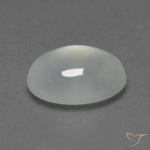 Moonstone Gemstone in 9 x 7 mm (calibrated) Size for Sale, Moonstone Stone in Warm White Color