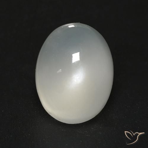 2.24ct Natural Warm White Moonstone, Oval, Transparent