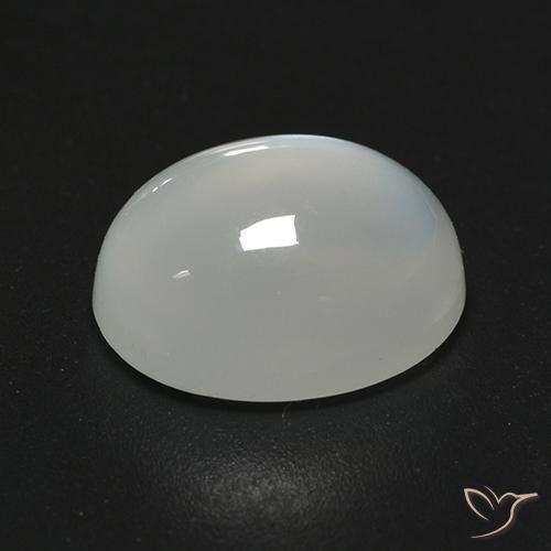 Moonstone Gemstone in 9 x 7 mm (calibrated) Size for Sale, Moonstone Stone in Warm White Color