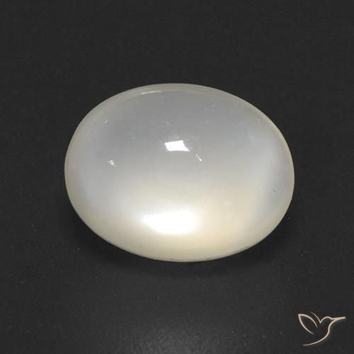 2.08ct Natural Off White Moonstone, Oval, Transparent