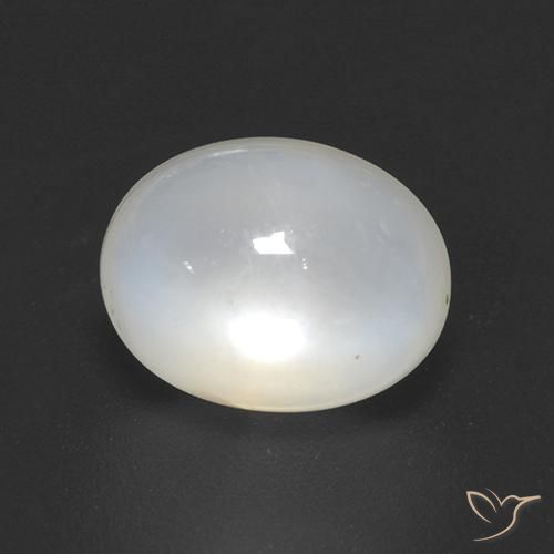 2.08ct Natural Cream White Moonstone, Oval, Transparent