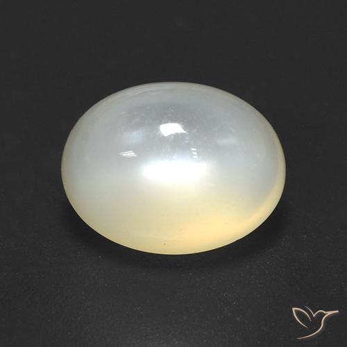 2.20ct Natural Cream White Moonstone, Oval, Translucent