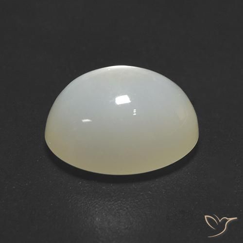 Moonstone Gemstone in 9 x 7 mm (calibrated) Size for Sale, Moonstone Stone in Cream White Color