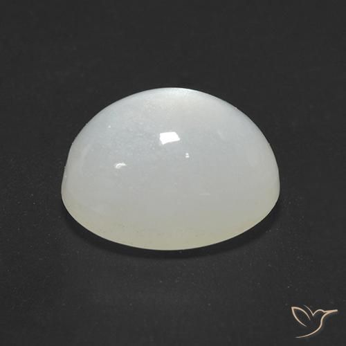 2.40 ct White Moonstone Stone, Natural Moonstone in Oval Cabochon Shape for Sale