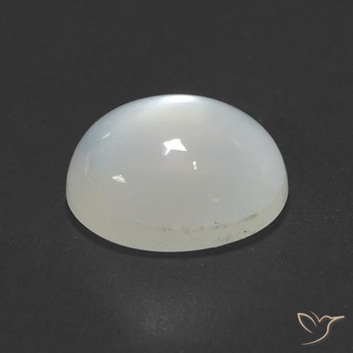 Moonstone Gemstone in 9 x 7 mm (calibrated) Size for Sale, Moonstone Stone in Off White Color