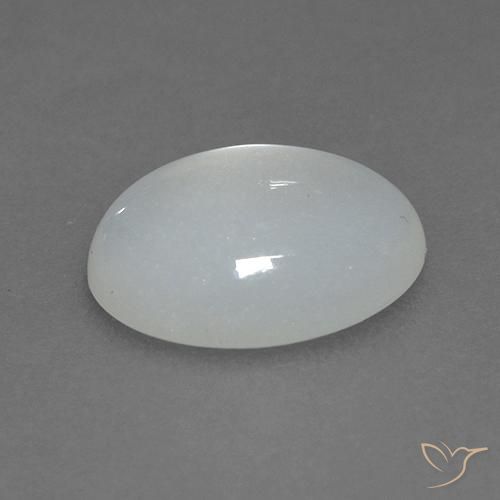 Moonstone Gemstone in 9 x 7 mm (calibrated) Size for Sale, Moonstone Stone in Translucent White Color