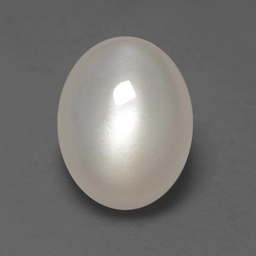 Off White Moonstone Gem - 2.2ct Oval Cabochon (ID: 527639)