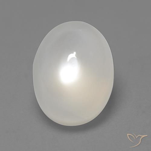 2.11ct Natural Off White Moonstone, Oval, Translucent