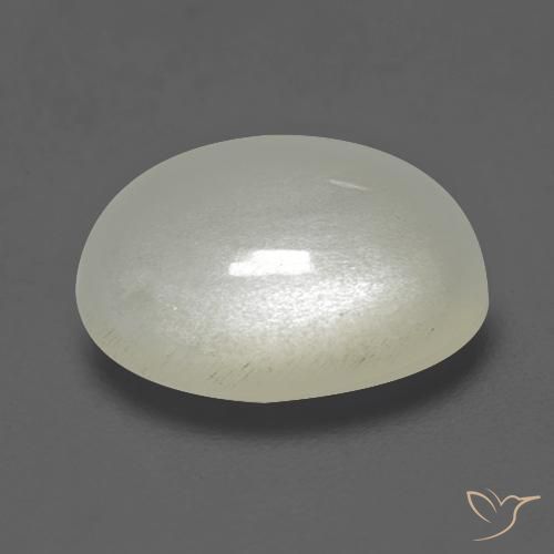 Moonstone Gemstone in 10 x 8 mm (calibrated) Size for Sale, Moonstone Stone in Warm White Color