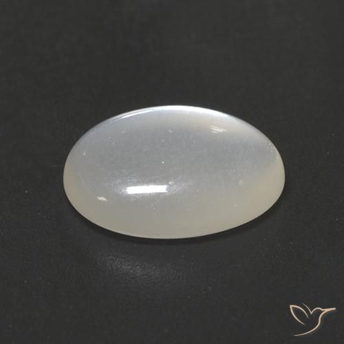 Moonstone Gemstone in 10 x 8 mm (calibrated) Size for Sale, Moonstone Stone in Translucent White Color