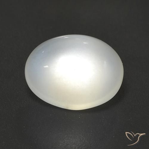 2.59ct Natural Translucent White Moonstone, Oval, Translucent