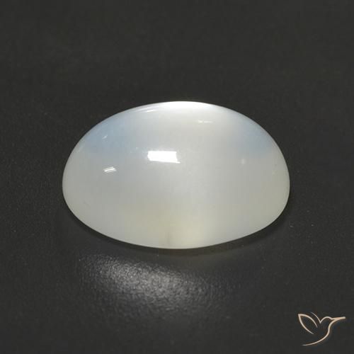 Moonstone Gemstone in 10 x 8 mm (calibrated) Size for Sale, Moonstone Stone in Translucent White Color