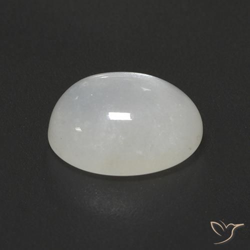 Moonstone Gemstone in 10 x 8 mm (calibrated) Size for Sale, Moonstone Stone in Translucent White Color