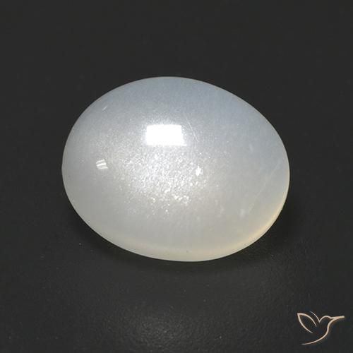 2.32ct Natural Translucent White Moonstone, Oval, Translucent