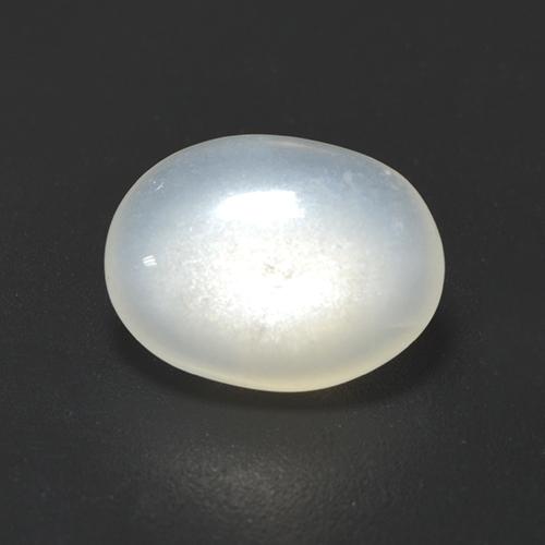 Moonstone Gemstone in 9.9 x 7.6 mm Size for Sale, Moonstone Stone in Translucent White Color