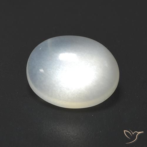 2.33ct Natural Translucent White Moonstone, Oval, Transparent