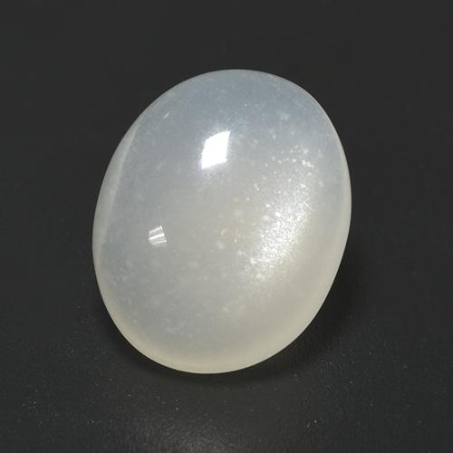 2.85 ct White Moonstone Stone, Natural Moonstone in Oval Cabochon Shape for Sale