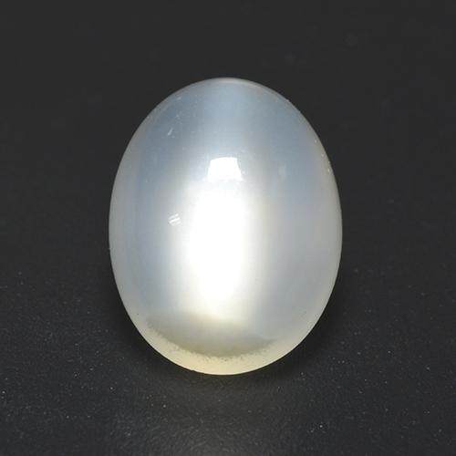 2.01 ct White Moonstone Stone, Natural Moonstone in Oval Cabochon Shape for Sale