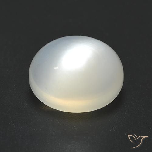 2.51ct Natural Warm White Moonstone, Oval, Translucent