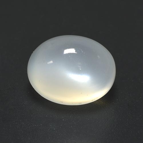 Translucent White Moonstone Gem - 2.3ct Oval Cabochon (ID: 528205)