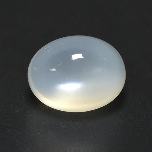 Moonstone Gemstone in 9 x 7 mm (calibrated) Size for Sale, Moonstone Stone in Translucent White Color