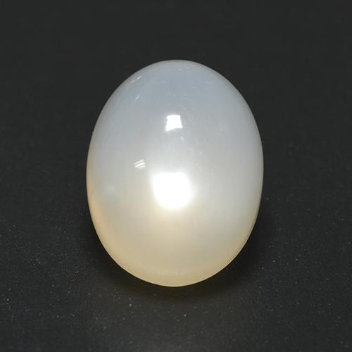Translucent White Moonstone Gem - 2.2ct Oval Cabochon (ID: 528207)