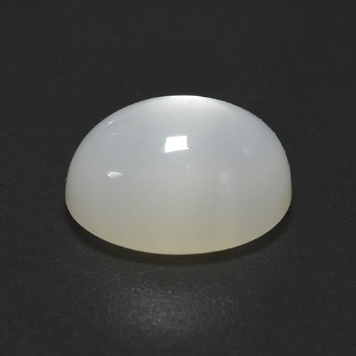 2.19 ct White Moonstone Stone, Natural Moonstone in Oval Cabochon Shape for Sale