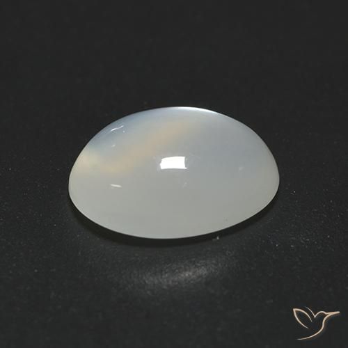 Moonstone Gemstone in 9 x 7 mm (calibrated) Size for Sale, Moonstone Stone in Translucent White Color