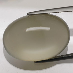 41.03 ct Cream Moonstone Gemstone, Moonstone Gem in Oval Cabochon Shape for Sale.
